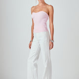 Knit Strapless Top