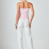 Knit Strapless Top