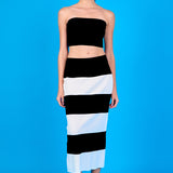 Monroe Tube Top and Maxi Skirt Set