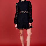 Laced Cutout Mini Dress
