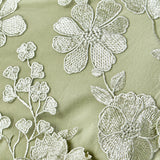 Strapless Floral Embroidered Top