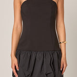 Makayla Strapless Bubbled Mini Dress