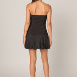 Makayla Strapless Bubbled Mini Dress