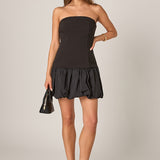 Makayla Strapless Bubbled Mini Dress