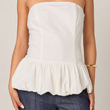 Strapless Bubbled Top
