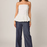 Strapless Bubbled Top