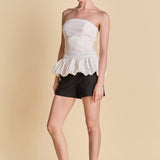 Strapless Bubbled Top