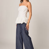 Strapless Bubbled Top
