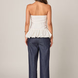 Strapless Bubbled Top