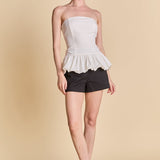 Strapless Bubbled Top