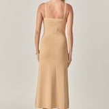 Rosette Knit Midi Dress