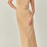 Rosette Knit Midi Dress