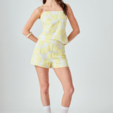 Floral Net Shorts