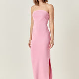 Curved Knit Midi Dress