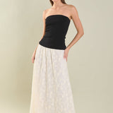 Strapless Knit Top