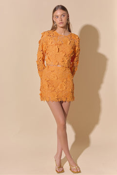 Floral Lace Long Sleeve Top