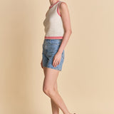 Knit Bordered Top