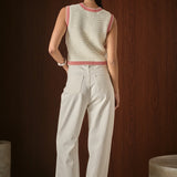 Knit Bordered Top
