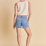 Knit Bordered Top