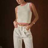 Knit Bordered Top