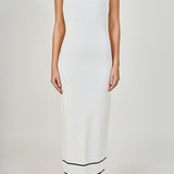 Strapless Knit Midi Dress