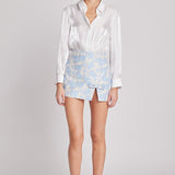 Aria Floral Jacquard Mini Skirt