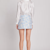 Aria Floral Jacquard Mini Skirt