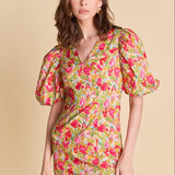 Floral Print Mini Dress