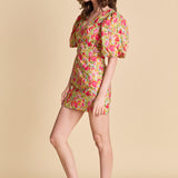 Floral Print Mini Dress