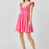 Tiered Mini Dress