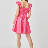 Tiered Mini Dress