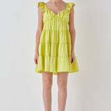 Tiered Mini Dress
