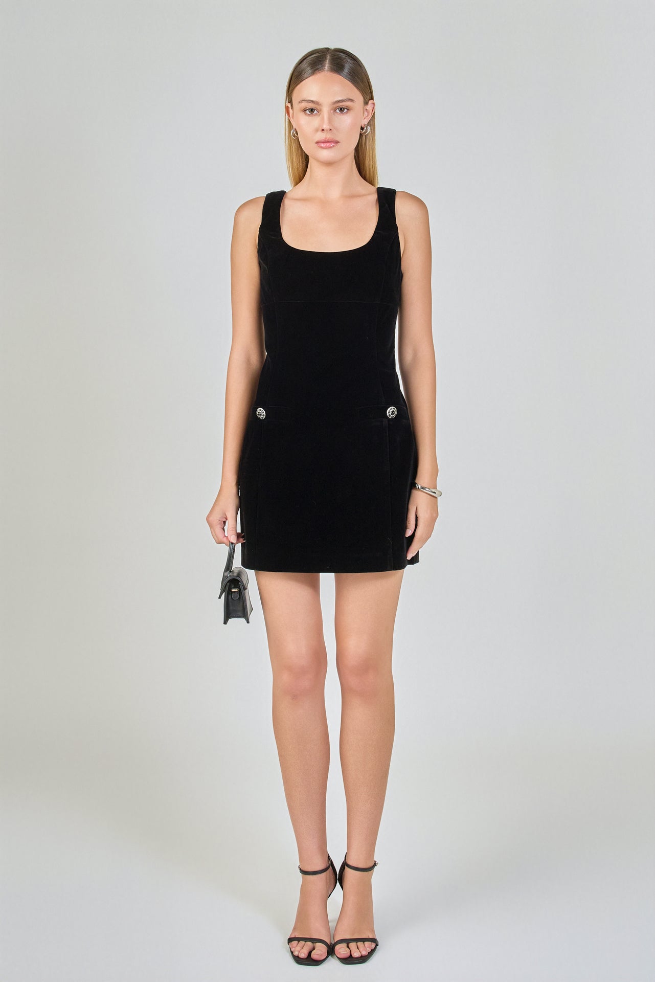 endless rose velvet mini dress endless rose Women's Velvet Satin Bow Mini Dress
