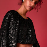 Sequins Blouson Top