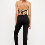 GREY LAB-Leopard Bustier Knit-CAMI TOPS & TANK available at Objectrare