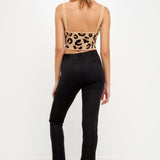 GREY LAB-Leopard Bustier Knit-CAMI TOPS & TANK available at Objectrare