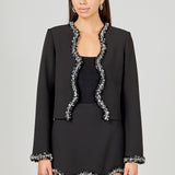 Jewel Scalloped Jacket
