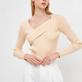 Knit Wrap Sweater