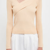 Knit Wrap Sweater