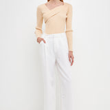 Knit Wrap Sweater