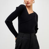 Knit Wrap Sweater