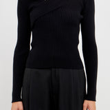 Knit Wrap Sweater