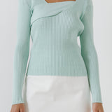 Knit Wrap Sweater