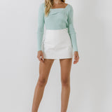 Knit Wrap Sweater