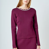 Long Sleeve Jewel Top