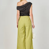 Asymmetrical Polka Dot Top