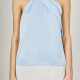 Halter Neck Satin Top