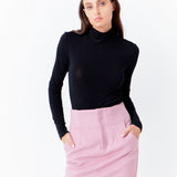 High Waisted Wool H Mini