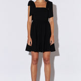 Bowed Square Neckline Baby Doll Mini