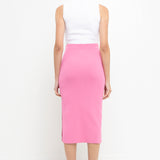 Midi Knit Skirt with Side Slit
